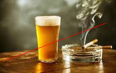 Regulate your drinking & no smoking